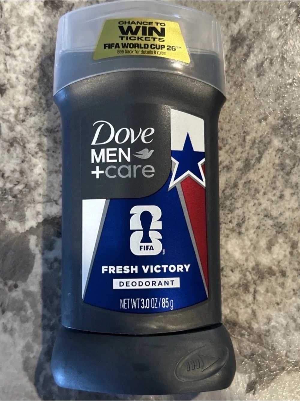 Dove Men+Care Fresh Victory Deodorant Stick - Dark Gray/Blue